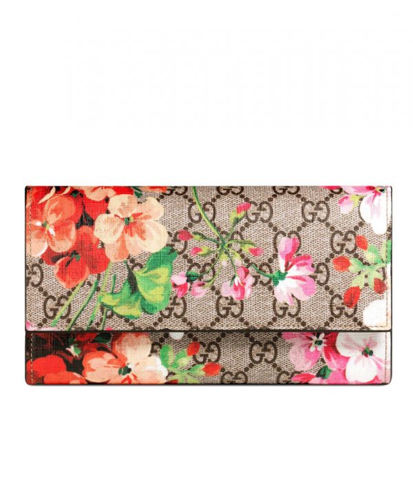 Gucci GG Blooms Continental Wallet 404070
