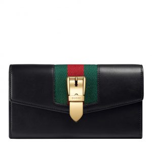 Gucci Sylvie leather continental wallet 476084