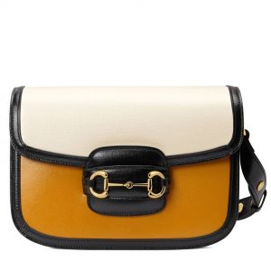 Gucci Horsebit 1955 Shoulder Bag 602204 Yellow