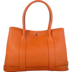Hermes Togo Leather Garden Party Bag