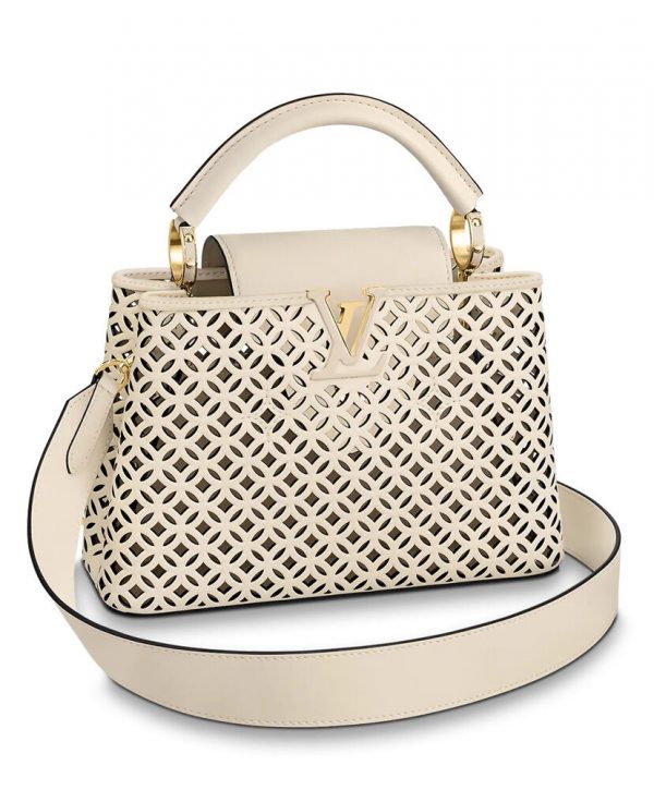 Louis Vuitton Capucines BB M57228 Cream