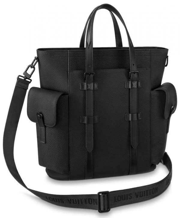 Louis Vuitton Christopher Tote Handbag M58479 Black
