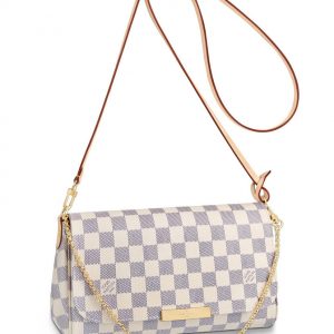 Louis Vuitton Damier Eva Clutch N41275 White