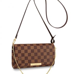 Louis Vuitton Damier Favorite N41276 Brown