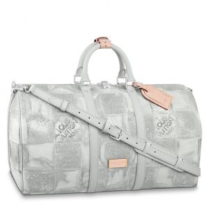 Louis Vuitton Keepall Bandouliere 50 N50069 Gray