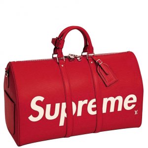 Louis Vuitton X Supreme Epi Keepall Bag