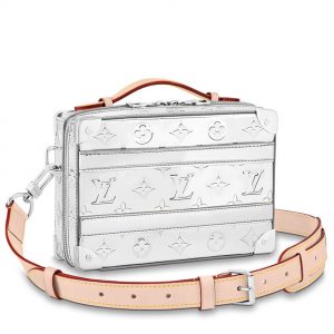 Louis Vuitton Handle Trunk Bag M45885 Silver