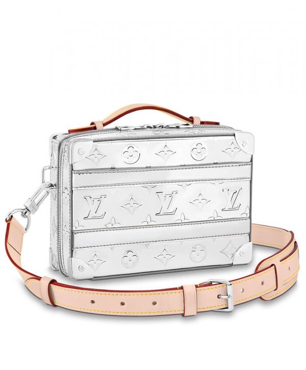 Louis Vuitton Handle Trunk Bag M45885 Silver