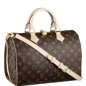 Louis Vuitton monogram speedy M40391 Brown