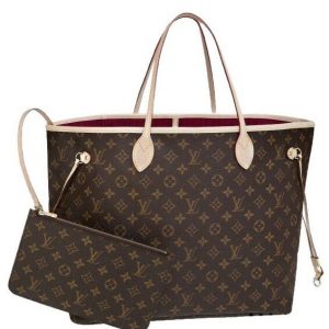 Louis Vuitton Monogram Neverfull M40991 Red