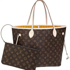 Louis Vuitton Monogram Neverfull M40997 Yellow