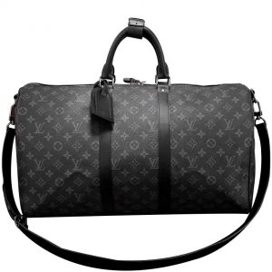 Louis Vuitton Keepall Bandouliere 50 M40603 Black