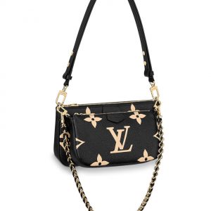 Louis Vuitton Multi Pochette Accessoires M45777 Black