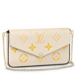 Louis Vuitton Felicie Pochette M80498 Cream