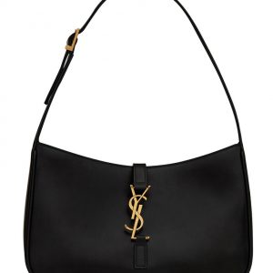 Saint Laurent Le 5 A 7 Hobo Bag In Smooth Leather 6572282 Black