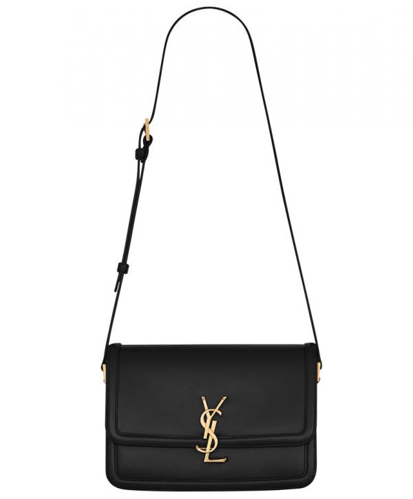 Saint Laurent Solferino Medium Satchel 6343050 Black