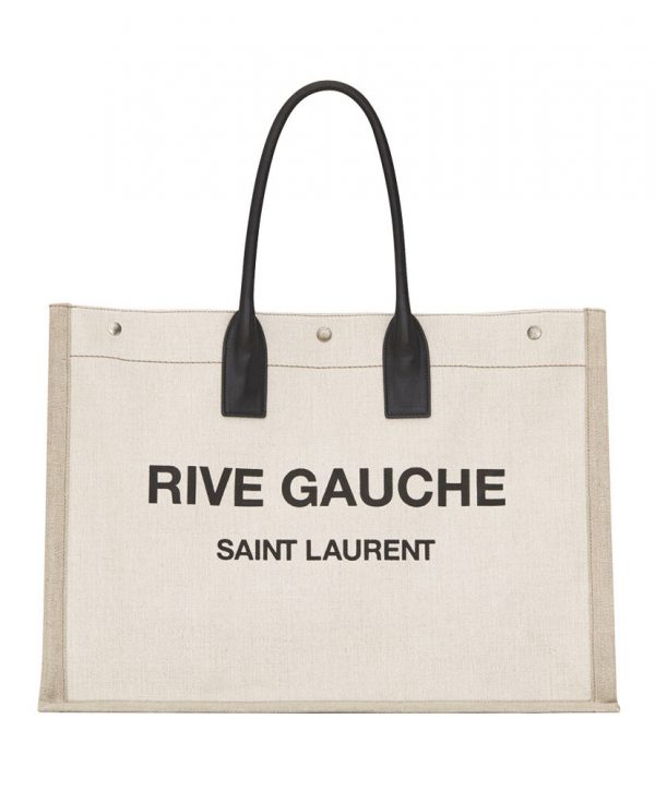 Saint Laurent Rive Gauche Tote Bag 509415 Cream