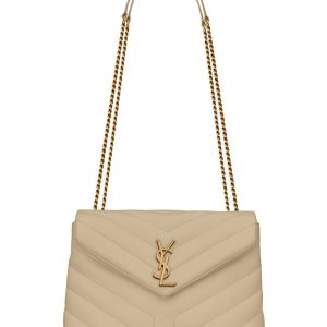 Saint Laurent Small Loulou Bag In Y Quilted Leather 494699 Apricot