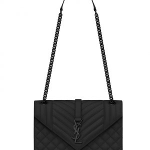 Saint Laurent Envelope Medium Bag 487206 Black