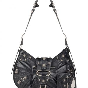 Balenciaga Le Cagole Medium Shoulder Bag Black