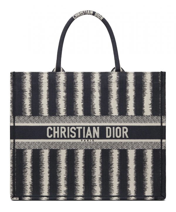 Christian Dior Book Tote Black