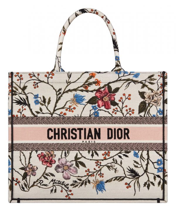 Christian Dior The Book Tote Bag White