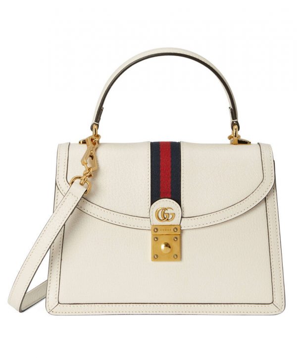 Gucci Ophidia Small Top Handle Bag With Web 652683