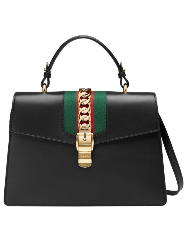 Gucci Sylvie Leather Top Handle Bag 431665