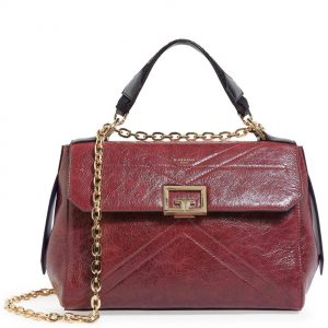 Givenchy ID Medium Quilted Crinkled Glossed-leather Shoulder Bag