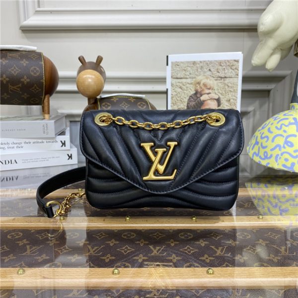 Louis Vuitton New Wave Replica Chain Bag PM Noir