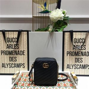 Gucci GG Marmont mini shoulder bag Black