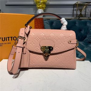 Louis Vuitton Georges BB Monogram Empreinte Leather Rose Poudre