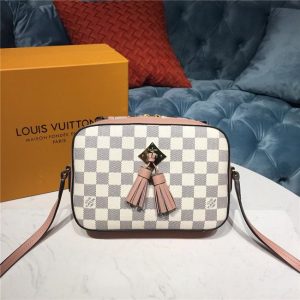 Louis Vuitton Saintonge Damier Replica Azur Canvas Eau de Rose