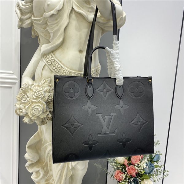 Louis Vuitton Onthego GM Replica Monogram Empreinte Noir