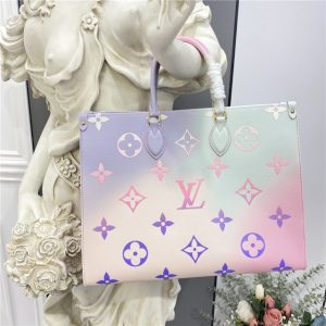 Louis Vuitton OnTheGo GM Fake Tote Sunrise Pastel