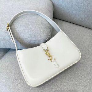 Yves Saint Laurent LE 5 A 7 Hobo Bag White