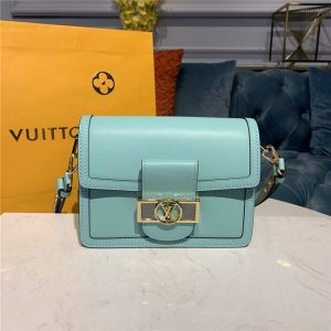 Louis Vuitton Dauphine MM Other Leather Bleu Azur