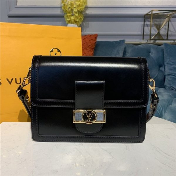 Louis Vuitton Dauphine MM Other Leather Black