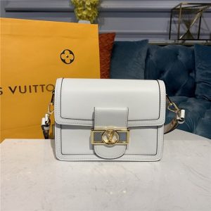 Louis Vuitton Dauphine MM Other Leather White