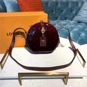 Louis Vuitton Boite Chapeau Souple Monogram Vernis Amarante