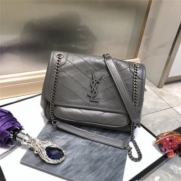 YSL Baby Niki Chain Bag Storm