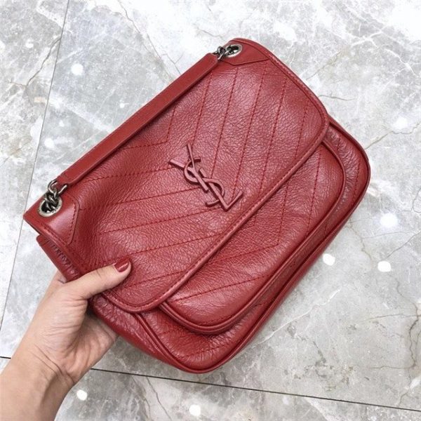 Yves Saint Laurent Medium Niki Chain Bag Red