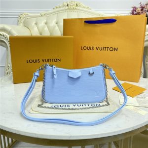 Louis Vuitton Easy Pouch on Strap Celeste Blue Fake