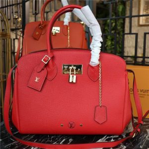 Louis Vuitton Milla MM Rhubarbe Red