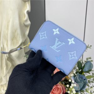 Louis Vuitton Zippy Coin Purse Summer Blue