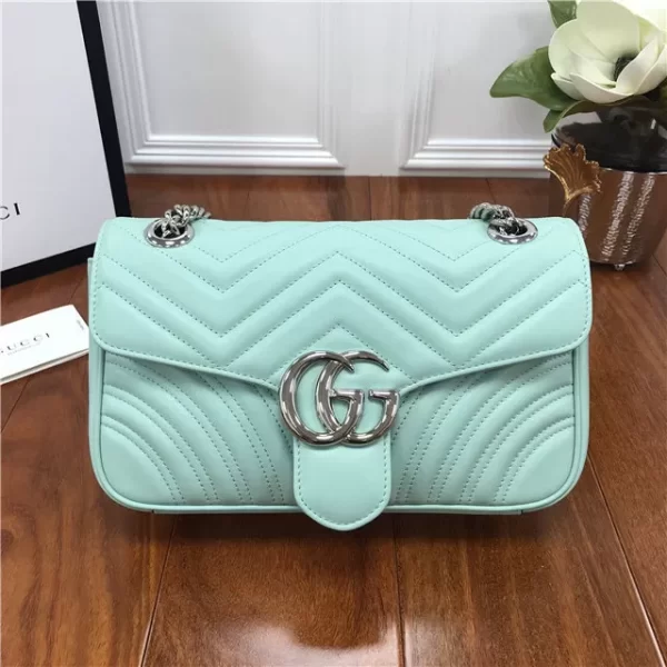 Gucci GG Marmont Matelasse Small Replica Shoulder Bag Pastel Green