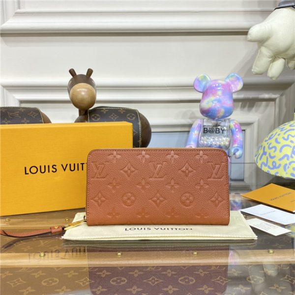 Louis Vuitton Fake Zippy Wallet Cognac Brown