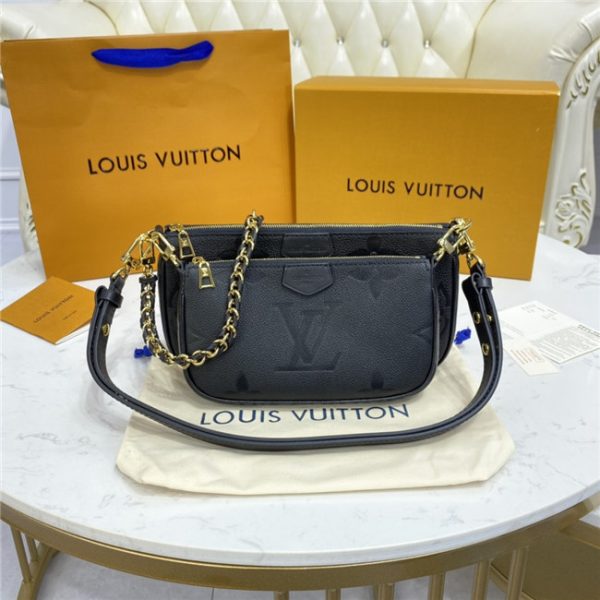 Louis Vuitton Multi Pochette Accessoires Replica Black