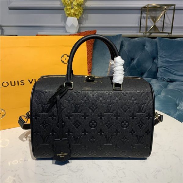 Replica Louis Vuitton Speedy Bandouliere 30 Empreinte Black