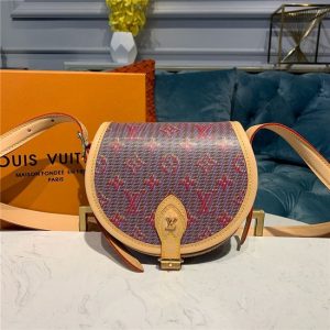 Louis Vuitton Tambourin Small Round Lightweight Cross Shoulder Bag Pink